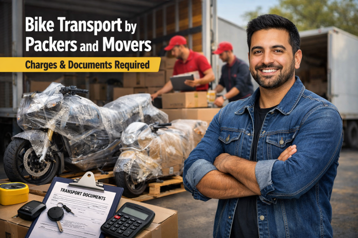 Bike Transport by Packers and Movers–Charges & Documents Required