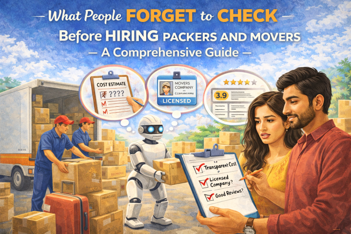 What People Forget to Check Before Hiring Packers and Movers – A Comprehensive Guide