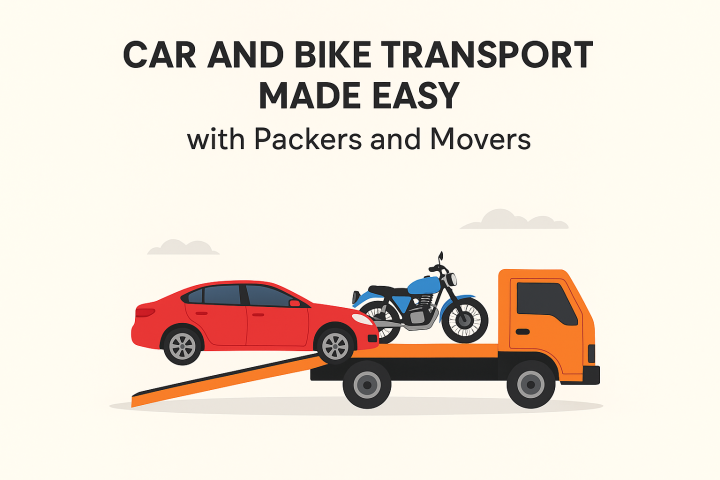 Car and Bike Transport Made Easy with Packers and Movers